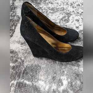 Ladies Black Nine West Size 8 Shoes